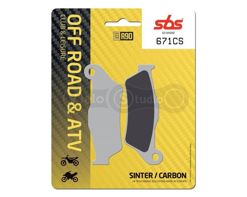 Тормозные колодки SBS 671CS Comp Brake Pads, Carbon