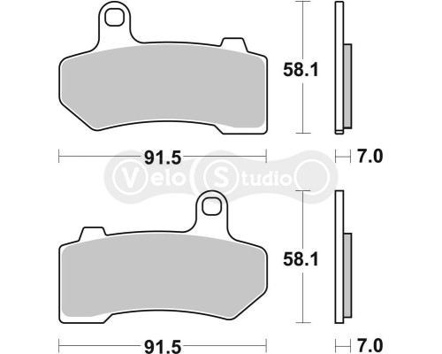 Колодки гальмівні SBS 830H.HF Ultra Quit Brake Pads, Ceramic