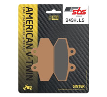 Колодки гальмівні SBS 949H.LS High Performance Rear Brake Pads, Sinter