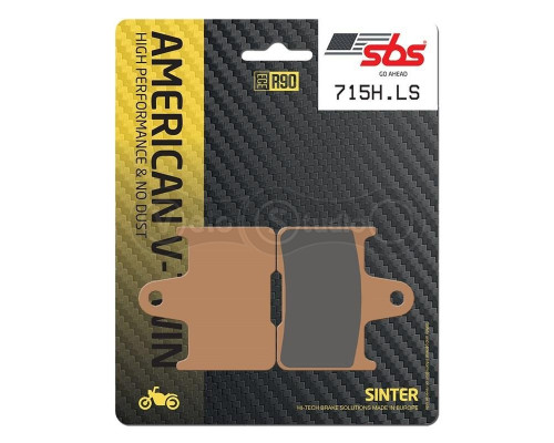 Тормозные колодки SBS 715H.LS High Performance Rear Brake Pads, Sinter