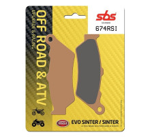 Тормозные колодки SBS 674RSI Racing Brake Pads, EVO Sinter/Sinter