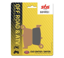 Тормозные колодки SBS 604RSI Racing Brake Pads, EVO Sinter/Sinter