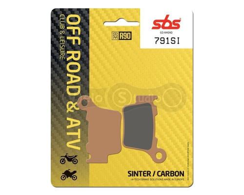 Колодки гальмівні SBS 791SI Sport Brake Pads, Sinter/Carbon