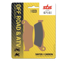 Тормозные колодки SBS 671SI Sport Brake Pads, Sinter/Carbon