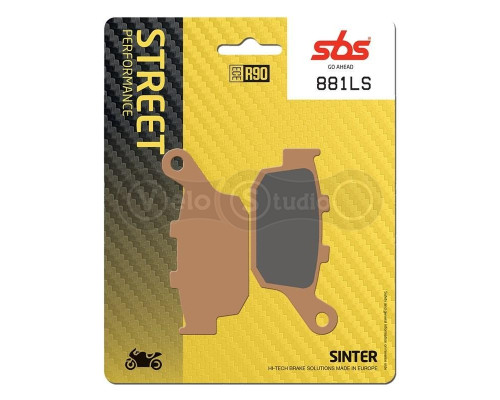 Тормозные колодки SBS 881LS Performance Rear Brake Pads, Sinter