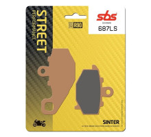 Тормозные колодки SBS 687LS Performance Rear Brake Pads, Sinter