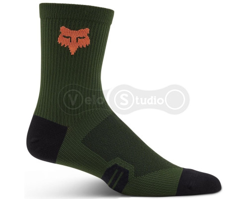 Вело шкарпетки FOX Ranger Sock - 6 inch [Dark Sage], S/M (EU39-42)