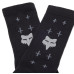 Вело носки FOX DEFEND SOCK - 8 inch - LUNAR [Black], S/M (EU39-42)