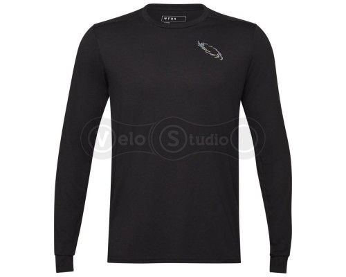 Вело джерсі FOX Ranger Dri-Release Jersey LS - Lunar [Black], L