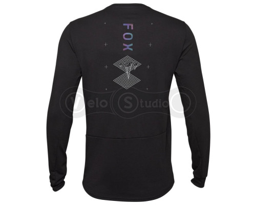 Вело джерсі FOX Ranger Dri-Release Jersey LS - Lunar [Black], L