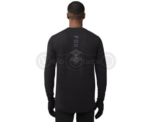 Вело джерсі FOX Ranger Dri-Release Jersey LS - Lunar [Black], L