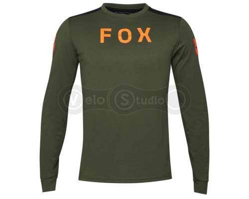 Вело джерси FOX Ranger Dri-Release Jersey LS - Aviation [Dark Sage], M