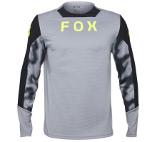 Вело джерсі FOX Defend Jersey LS - Taunt [Steel Gray], L