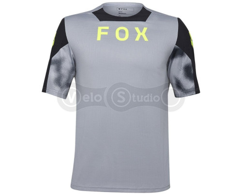 Вело джерсі FOX Defend Jersey SS - Taunt [Steel Gray], M