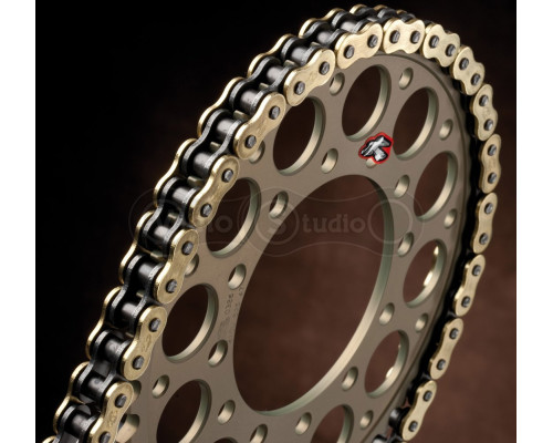 Цепь Renthal R4 Road SRS Chain - 520 [Gold], 520-112L / Seal Ring