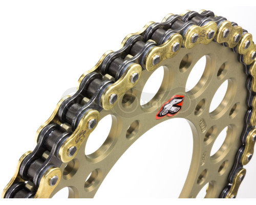 Цепь Renthal R3-3 Road SRS Chain - 520 [Gold], 520-120L / Seal Ring