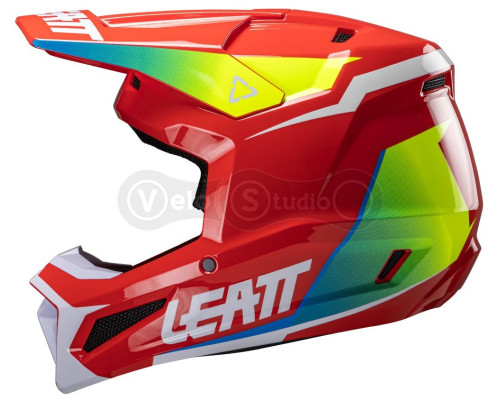 Мото шолом LEATT Moto 2.5 Helmet [Red], M (57-58 см)