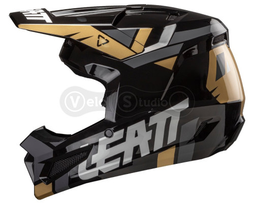 Мото шолом LEATT Moto 2.5 Helmet [Black], M (57-58 см)