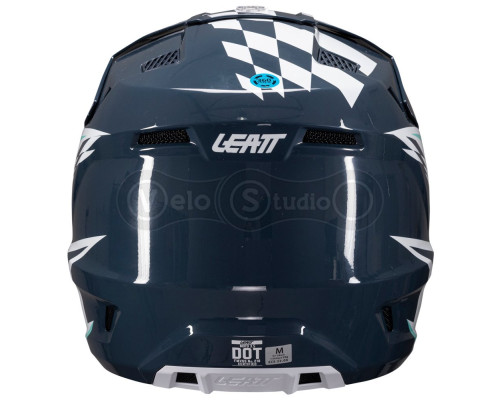 Мотошолом LEATT Moto 3.5 Helmet + Маска Velocity [Blue], M (57-58 см)