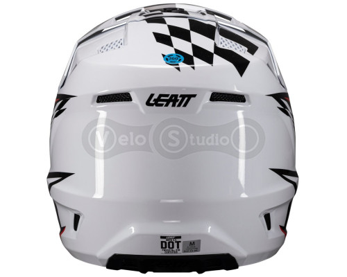 Мотошолом LEATT Moto 3.5 Helmet + Маска Velocity [White], S (55-56 см)