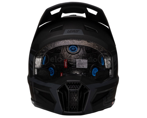 Мотошлем LEATT Moto 3.5 Helmet + Маска Velocity [Stealth], S (55-56 см)