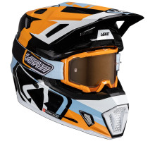 Мотошолом LEATT Moto 7.5 Helmet + Маска Velocity [Orange], M (57-58 см)