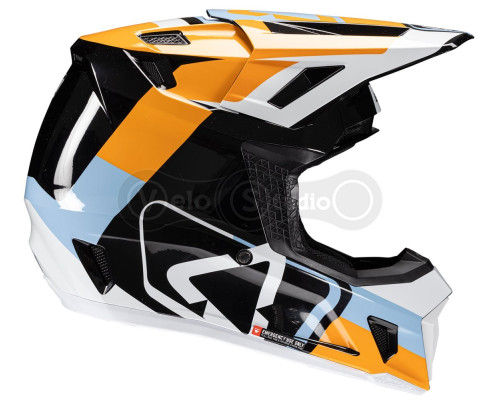 Мотошлем LEATT Moto 7.5 Helmet + Маска Velocity [Orange], M (57-58 см)