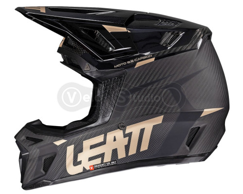 Мотошлем LEATT Moto 9.5 Helmet + Маска Velocity 6.5 [Black], L (59-60 см)