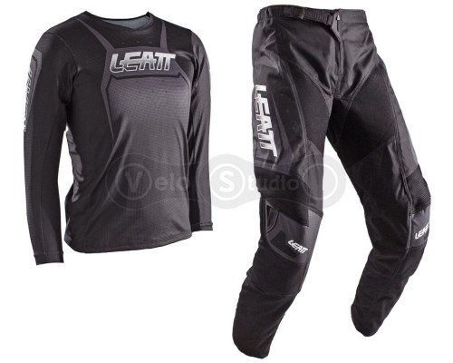 Детский мотокостюм LEATT Ride Kit 3.5 Junior [Black], 24/Medium