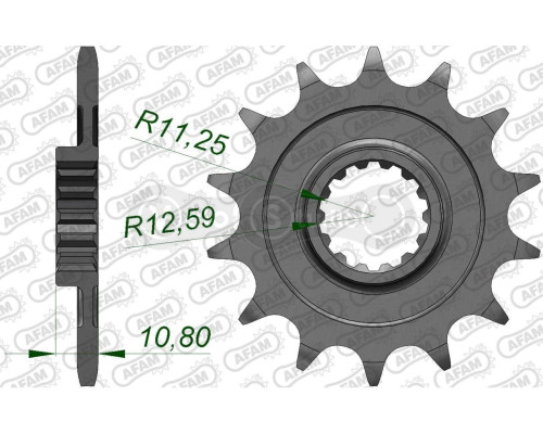 Передня зірка AFAM 520 Sprocket 37400 - Aprilia, 13z