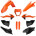 Пластик Polisport ENDURO kit - KTM (17-) [Orange/Black], KTM