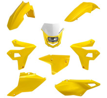 Пластик Polisport ENDURO Restyling kit - Suzuki (00-) [Yellow/White], Suzuki
