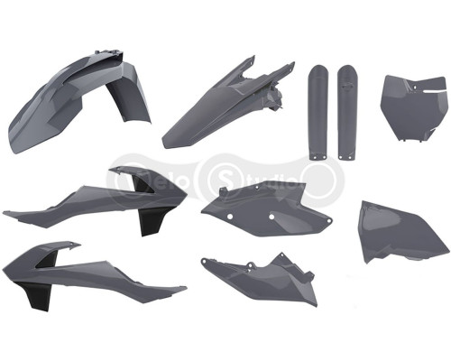 Пластик Polisport MX kit - KTM (16-) [Nardo Grey], KTM
