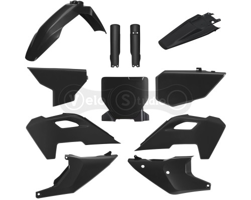 Пластик Polisport MX kit - Husqvarna (23-) [Black], Husqvarna