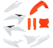 Пластик Polisport MX kit - KTM (23-) [Orange/White], KTM