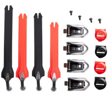 Застёжки к мотоботам Fox MOTION STRAP/BUCKLE/PASS KIT [Flo Red], No Size