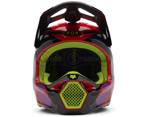 Мотошолом FOX V1 Mips Helmet - Emotion [Flo Red], XXL