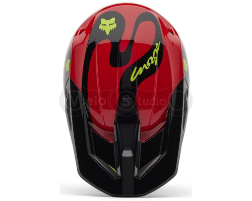 Мотошолом FOX V1 Mips Helmet - Emotion [Flo Red], XXL
