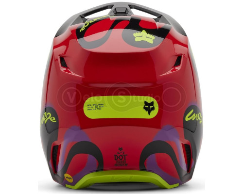 Мотошолом FOX V1 Mips Helmet - Emotion [Flo Red], XXL