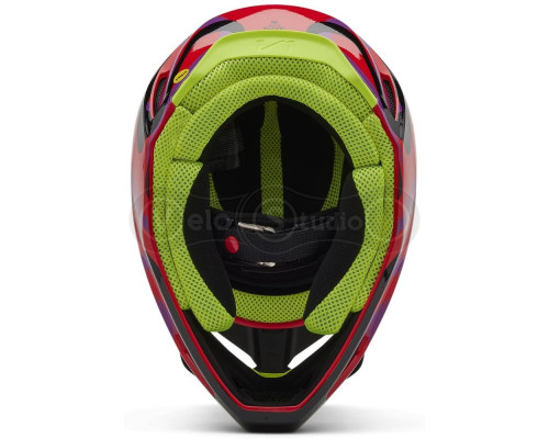 Мотошолом FOX V1 Mips Helmet - Emotion [Flo Red], XXL