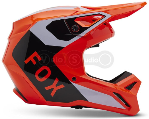 Мотошолом FOX V1 Mips Helmet - Lean [Flo Orange], XXL