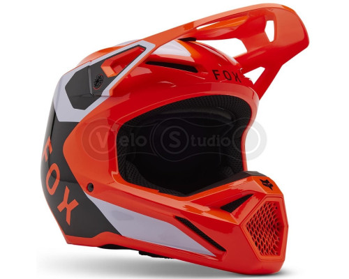 Мотошолом FOX V1 Mips Helmet - Lean [Flo Orange], XXL