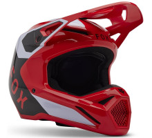 Мотошолом FOX V1 Mips Helmet - Lean [Flo Red], XS
