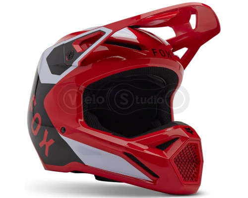 Мотошолом FOX V1 Mips Helmet - Lean [Flo Red], XS
