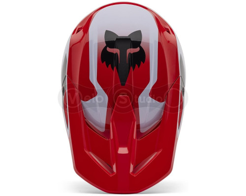 Мотошолом FOX V1 Mips Helmet - Lean [Flo Red], XS