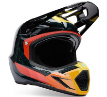 Мотошлем FOX V3 RS Mips Helmet - Grid [Orange], XL