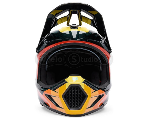 Мотошлем FOX V3 RS Mips Helmet - Grid [Orange], XL