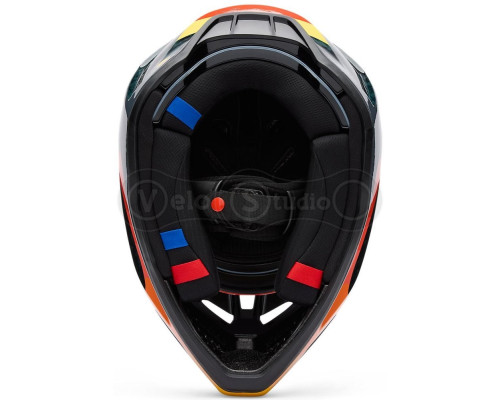 Мотошлем FOX V3 RS Mips Helmet - Grid [Orange], XL