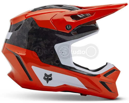Мотошлем FOX V3 RS Mips Helmet - Infinite [Flo Red], XL