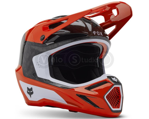 Мотошлем FOX V3 RS Mips Helmet - Infinite [Flo Red], XL